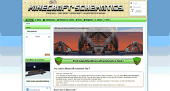 Desktop Screenshot of minecraft-schematics.net